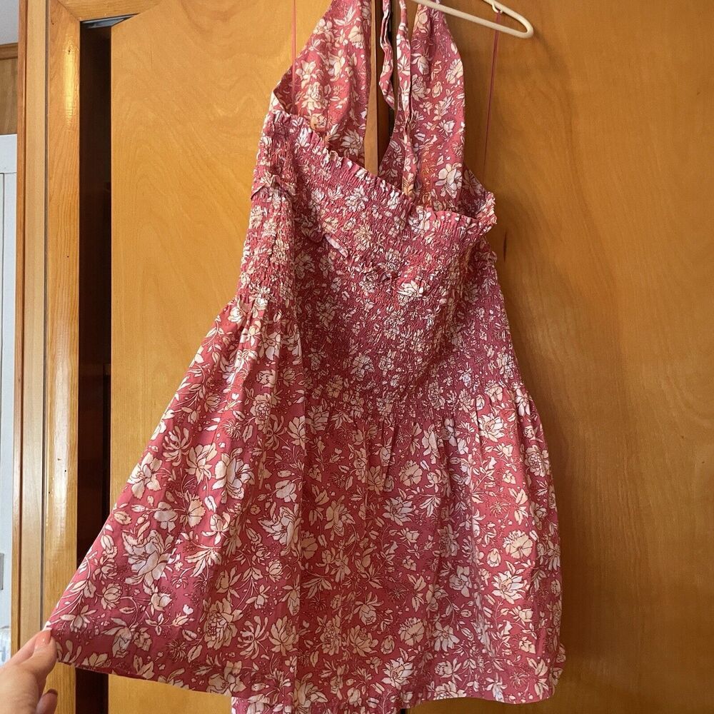 J. Crew πΊ HOST PICK πΊ Floral Halter Mini Dress - Pink - Picture 12 of 14